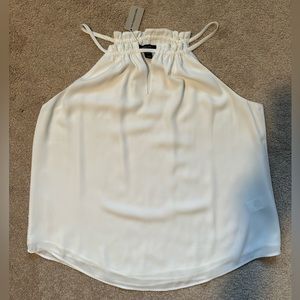 RW&CO Dressy White Spaghetti Strap Cami Sz L NWT